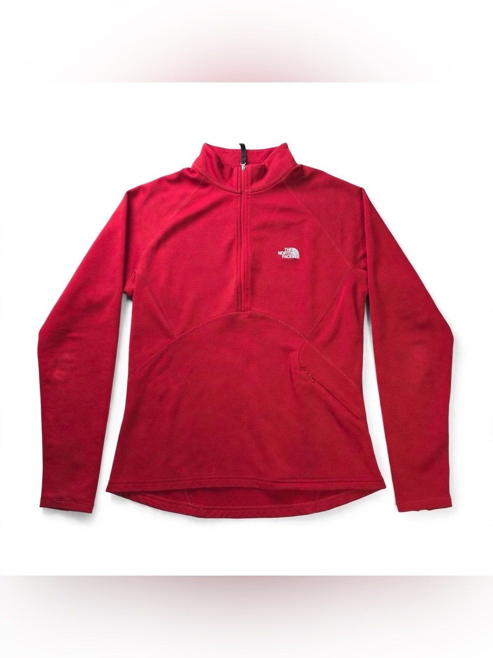 The North Face Flight Series Half Zip Fleece Pullover Womens L Red